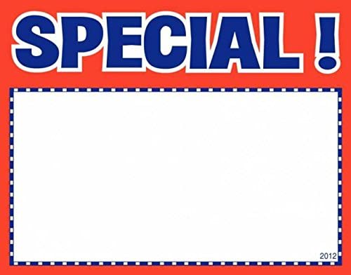 100 Total Cards 3.5 x 5.5 Sale Rectangular Burst Retail Value Sale Signs Cards 100 Total Cards 3.5 x 5.5 Sale Rectangular Burst Retail Value Sale Signs Cards